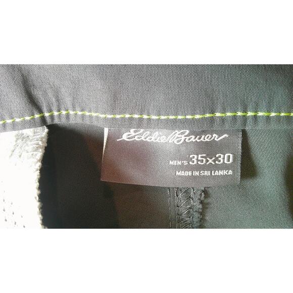 Eddie Bauer Men's Gray Golf Athletic Pants 35x30 Nylon Spandex - Picture 4 of 6